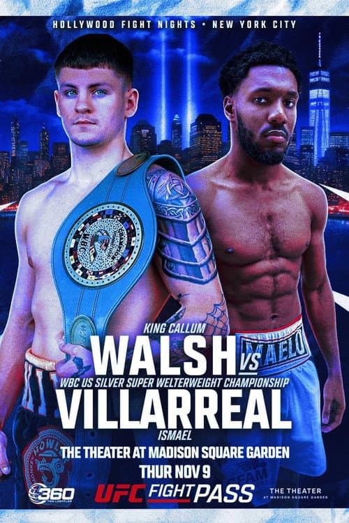 Poster for Callum Walsh vs. Ismael Villarreal