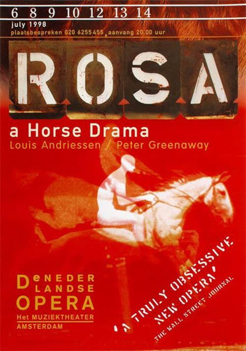 Poster for The Death of a Composer: Rosa, a Horse Drama