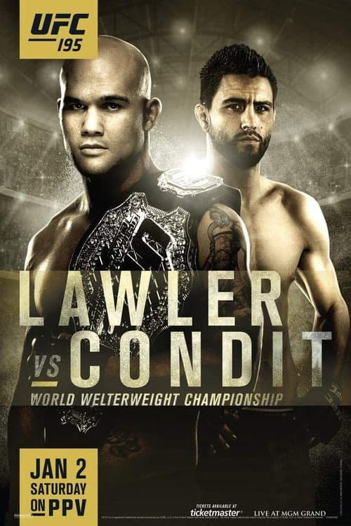 Poster for UFC 195: Lawler vs. Condit