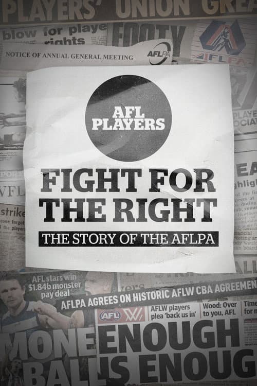 Poster for Fight for the Right: The Story of the AFLPA