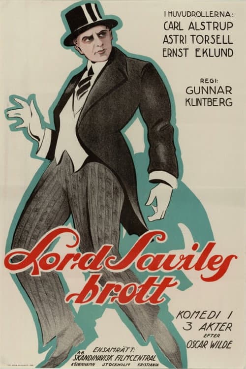 Poster for Lord Savile’s Crime