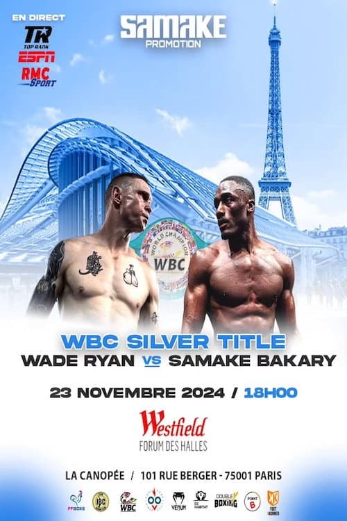 Poster for Bakary Samake vs. Wade Ryan