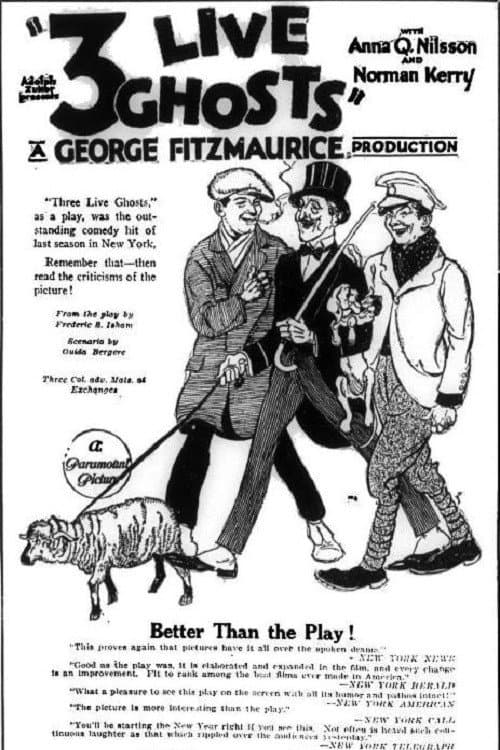 Poster for Three Live Ghosts