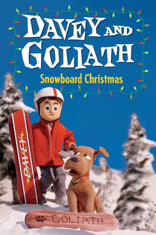 Poster for Davey and Goliath's Snowboard Christmas