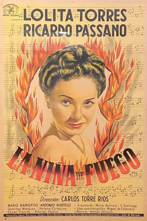 Poster for La niña de fuego