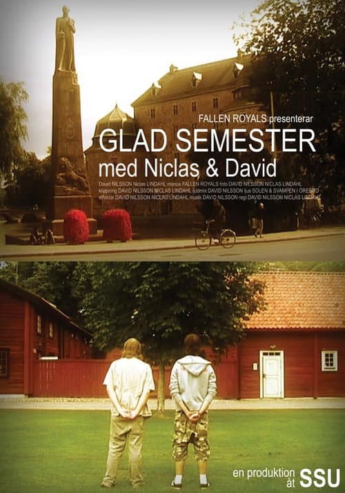 Poster for Glad semester med Niclas och David