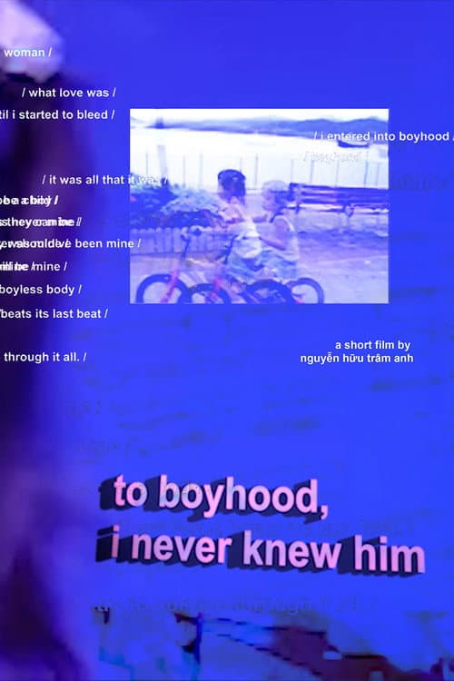 Poster for to boyhood, i never knew him