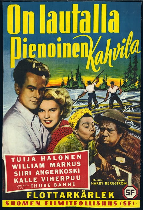 Poster for On lautalla pienoinen kahvila