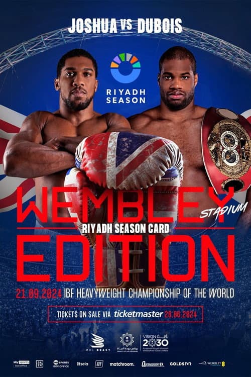 Poster for Anthony Joshua vs. Daniel Dubois