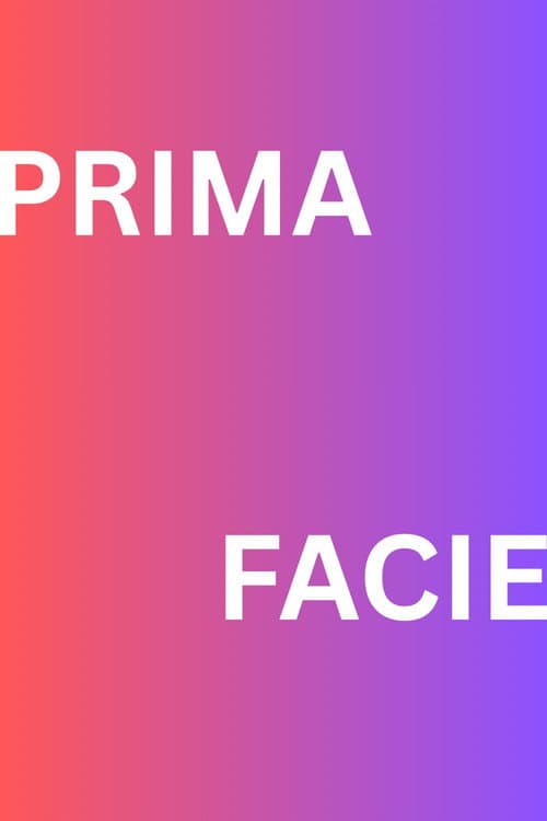 Poster for Prima Facie