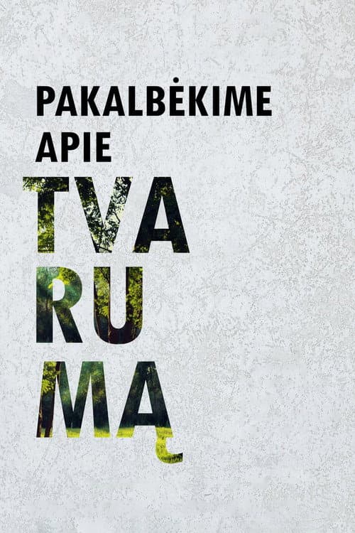 Poster for Let’s Talk About Sustainability