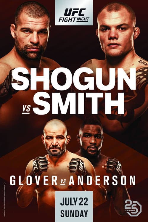 Poster for UFC Fight Night 134: Shogun vs. Smith