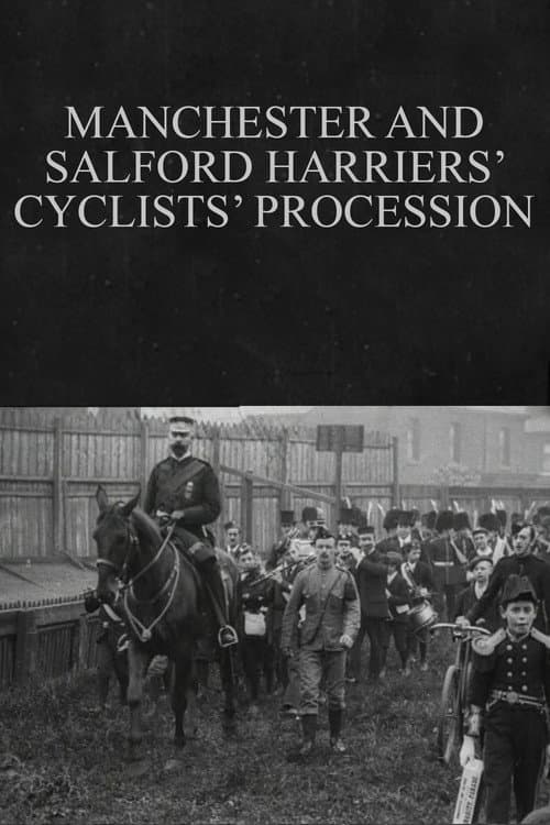 Poster for Manchester and Salford Harriers' Cyclists' Procession