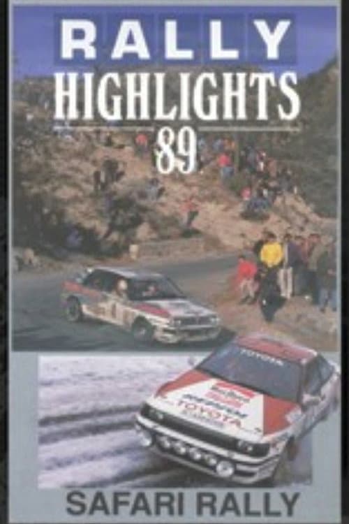 Poster for Safari Rally 1989
