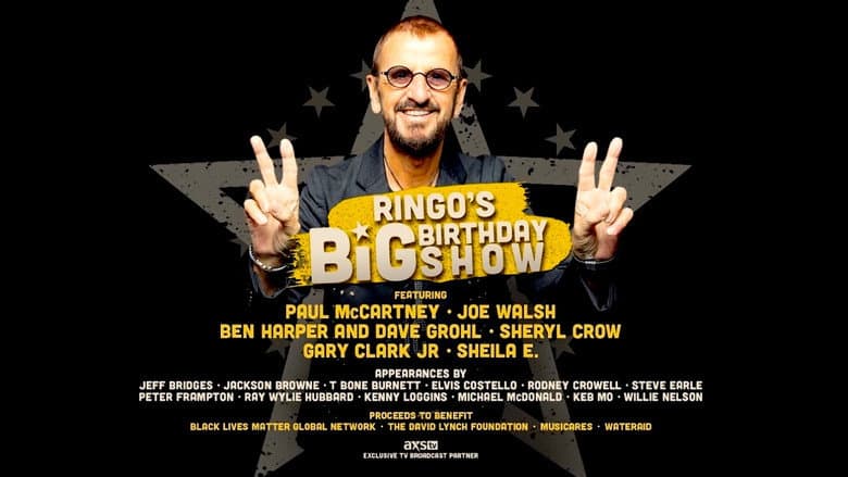 Backdrop from Ringo Starr’s Big Birthday Show