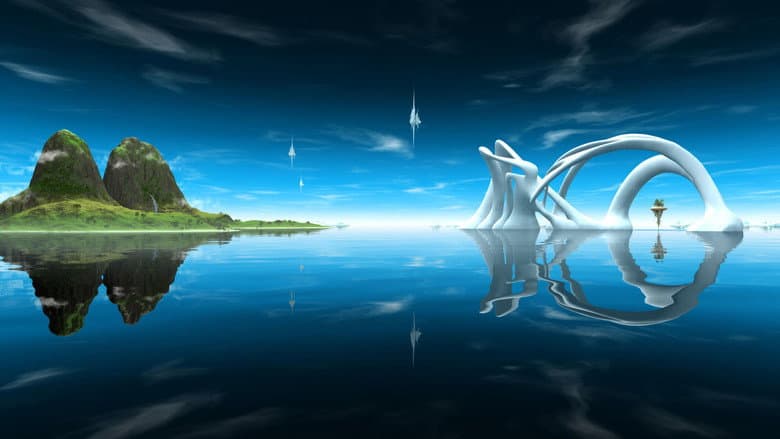 Backdrop from Lichtmond - Moonlight