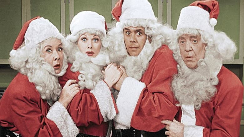 Backdrop from I Love Lucy Christmas Special