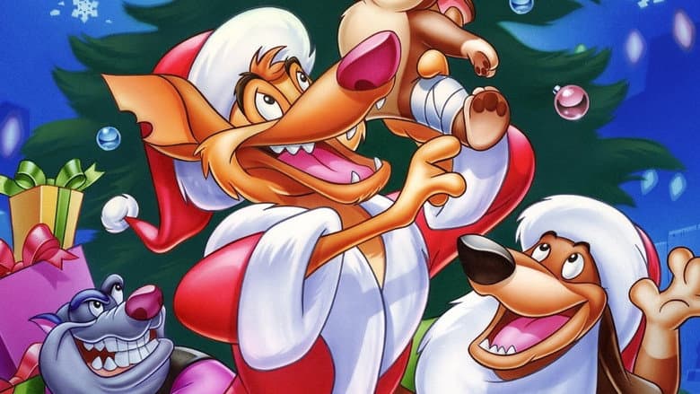 Backdrop from An All Dogs Christmas Carol