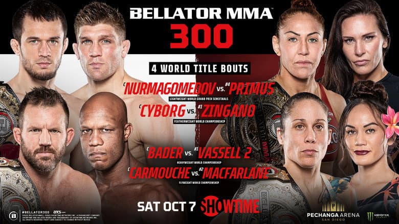 Backdrop from Bellator 300: Nurmagomedov vs. Primus