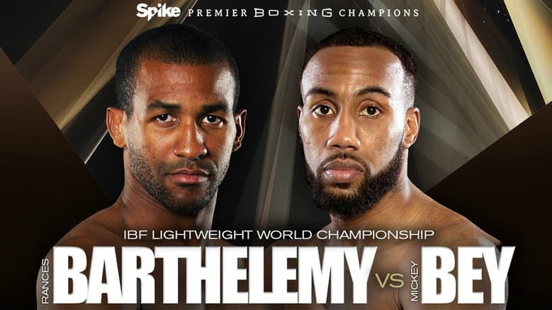 Backdrop from Rances Barthelemy vs. Mickey Bey