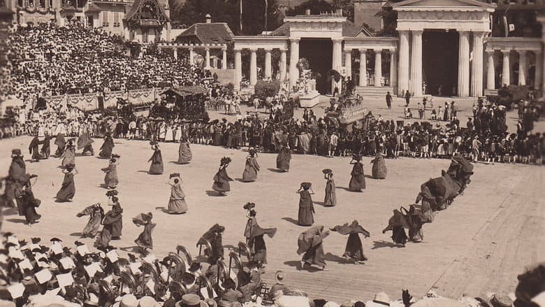 Backdrop from The Vintner's Festival - Vevey 1905