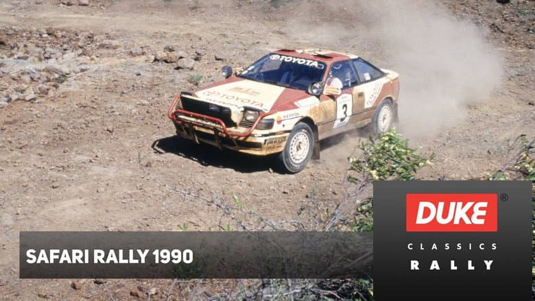 Backdrop from Safari Rally 1990
