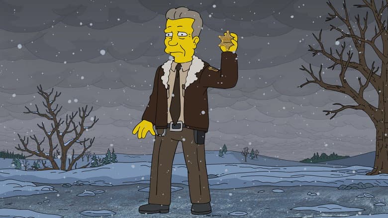 Backdrop from The Simpsons: A Serious Flanders