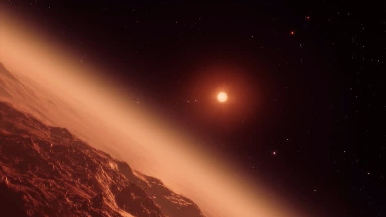 Backdrop from Journey to the Pale Red Dot