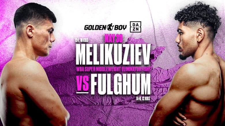 Backdrop from Bektemir Melikuziev vs. Darius Fulghum