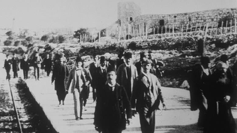 Backdrop from Leaving Jerusalem by Railway