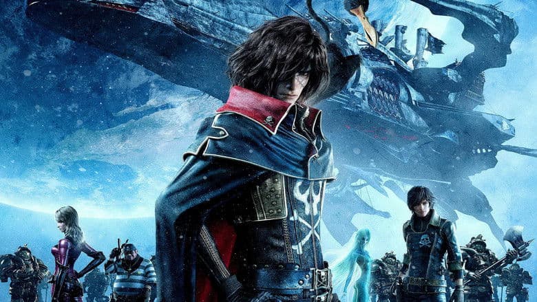 Backdrop from Space Pirate Captain Harlock