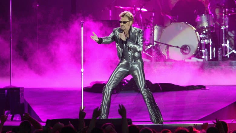 Backdrop from Johnny Hallyday - Parc des Princes 2003