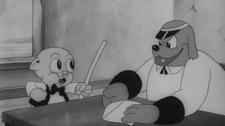 Backdrop from Porky's Phoney Express