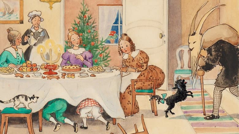 Backdrop from Petter's and Lotta's Christmas