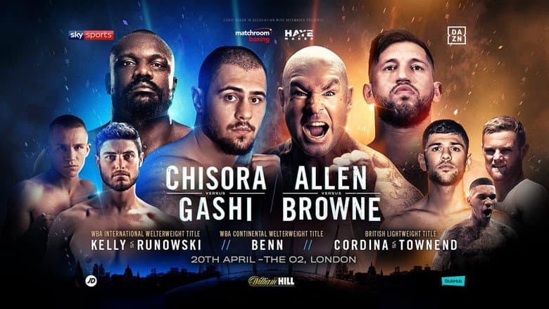 Backdrop from Derek Chisora vs. Senad Gashi