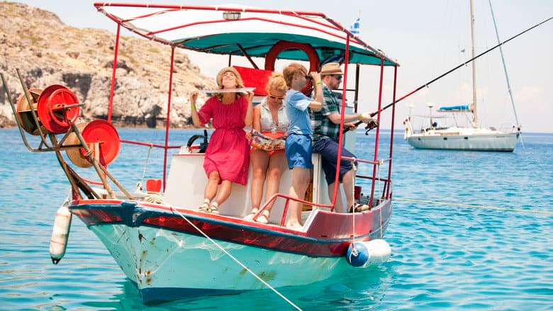 Backdrop from The Anderssons in Greece: All Inclusive