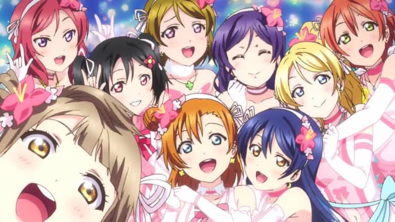 Backdrop from Love Live! μ's Live Collection