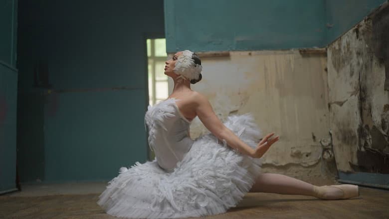 Backdrop from The Sky Was on Fire: Ballet & War in Ukraine