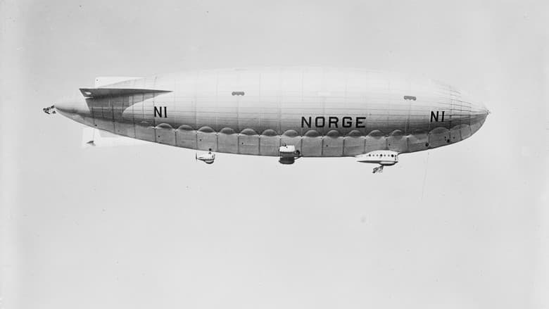 Backdrop from Luftskipet «Norge»s flukt over Polhavet