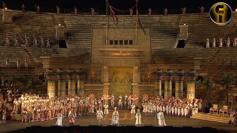 Backdrop from Aida - Arena di Verona