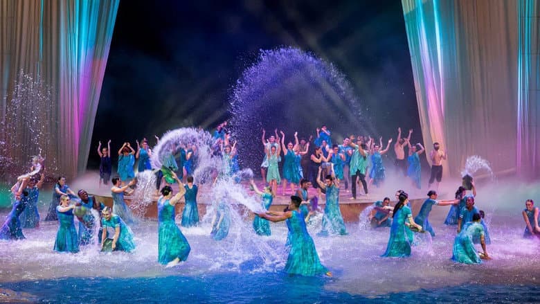 Backdrop from One Night for One Drop: Imagined by Cirque du Soleil
