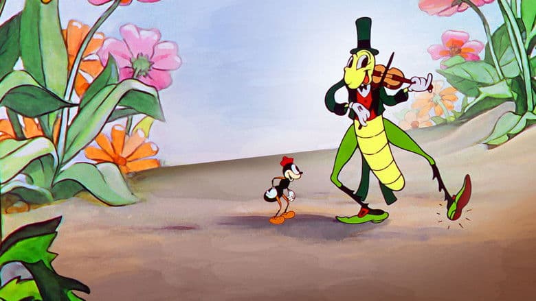 Backdrop from The Grasshopper and the Ants