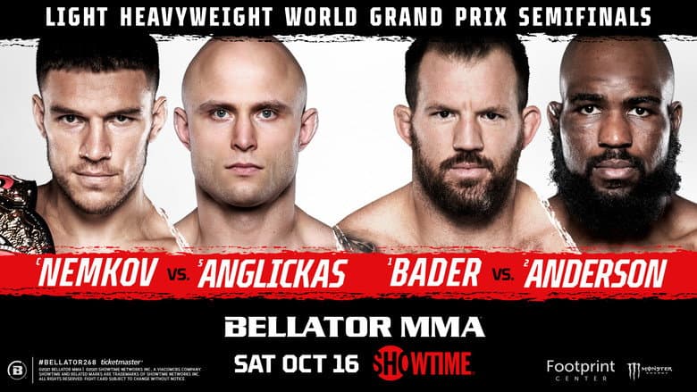 Backdrop from Bellator 268: Nemkov vs. Anglickas