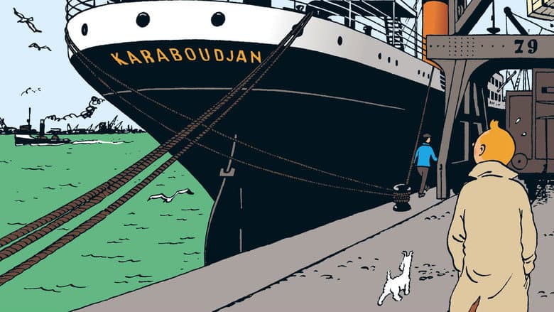 Backdrop from The Adventures of Tintin