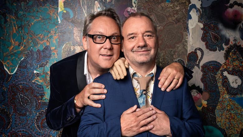 Backdrop from Reeves and Mortimer's Driving School