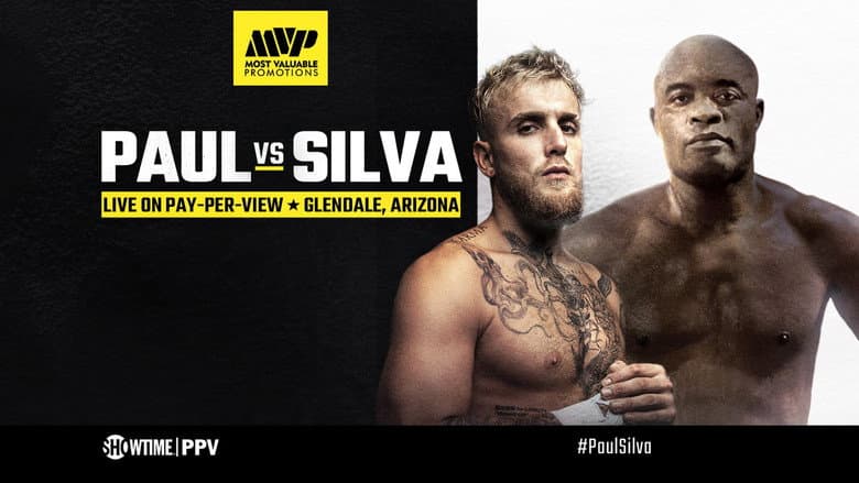 Backdrop from Jake Paul vs. Anderson Silva