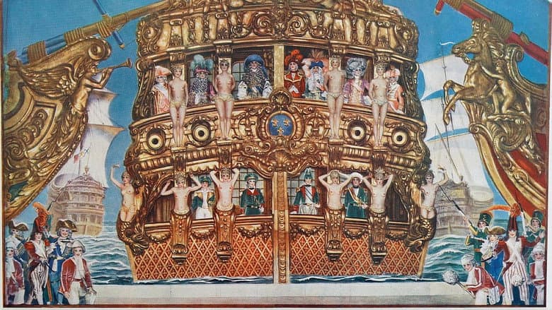 Backdrop from La nuit est à elles, Paris 1919-1939