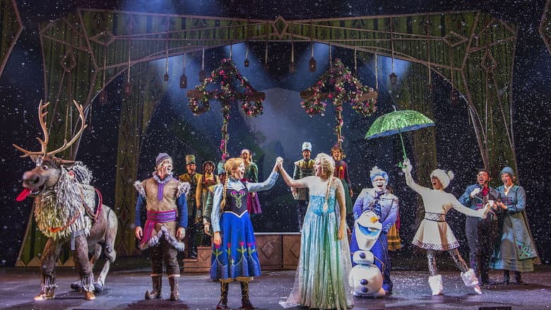 Backdrop from Frozen: A Musical Spectacular