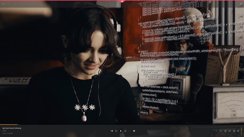 Backdrop from My Fatal Social Following