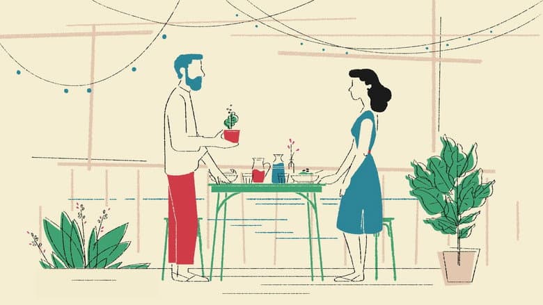 Backdrop from Modern Love: A Kiss, Deferred
